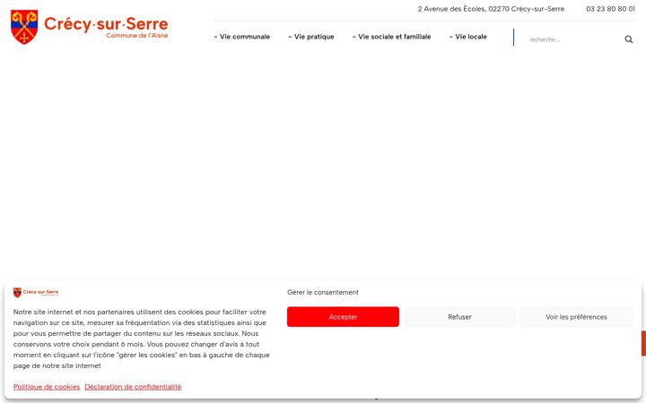 Ekrānuzņēmums no crecysurserre.fr