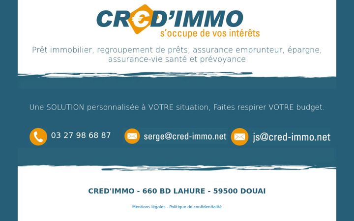 Screenshot of cred-immo.net