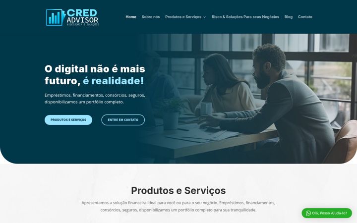 Screenshot of credadvisor.com.br