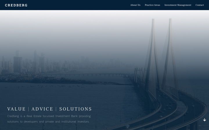 Screenshot of credberg.com