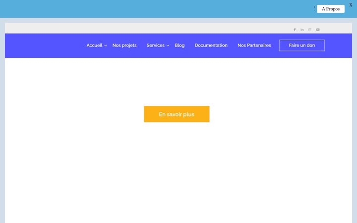 Screenshot of credelbenin.org