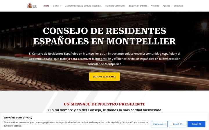 Screenshot of credemontpellier.com
