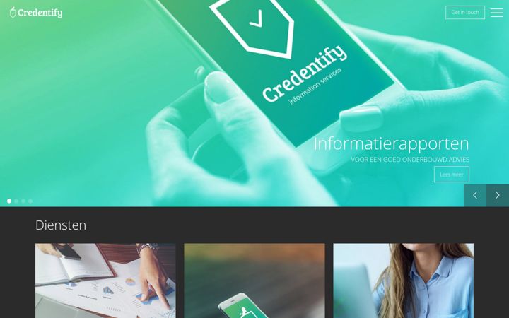 Screenshot of credentify.nl