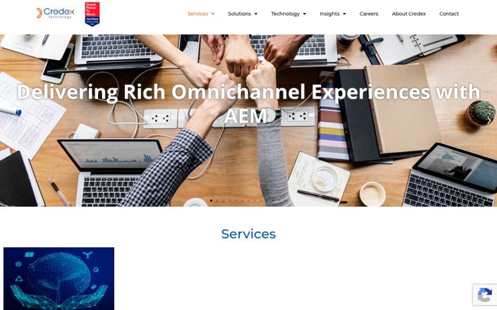 Screenshot of credextechnology.com