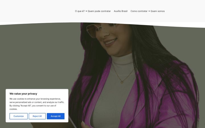 Screenshot van credfmais.com.br