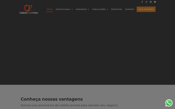 Screenshot of credforyou.com.br