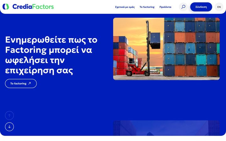 Screenshot of crediafactors.com