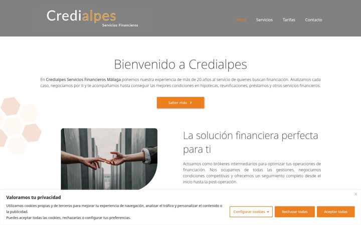 Screenshot of credialpes.es