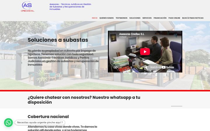 Screenshot of credias.es
