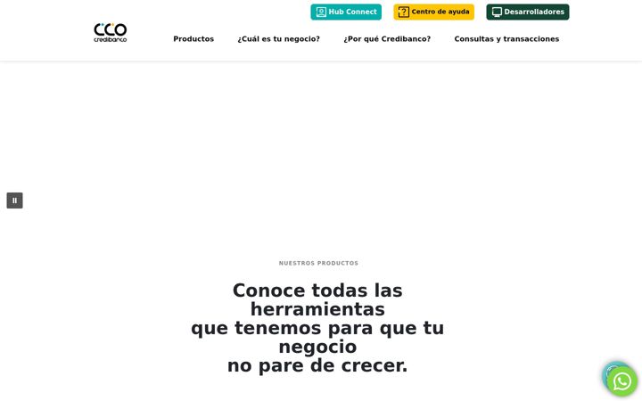 Screenshot of credibanco.com
