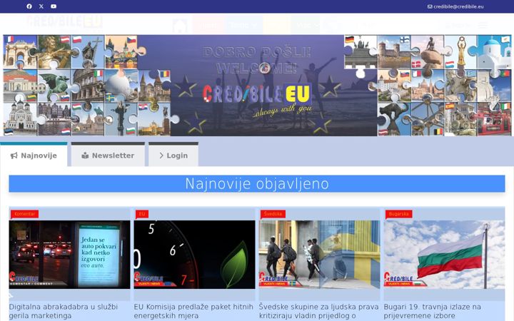 Screenshot of credibile.eu