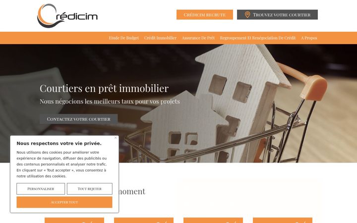 Screenshot of credicim.com