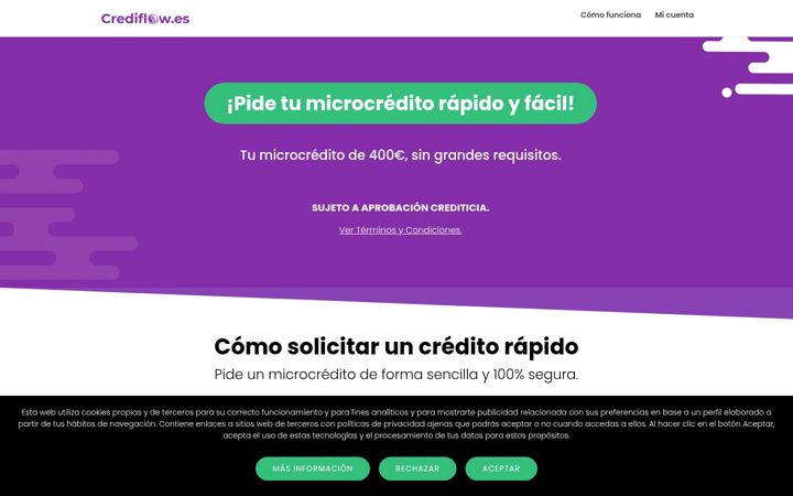 Screenshot of crediflow.es