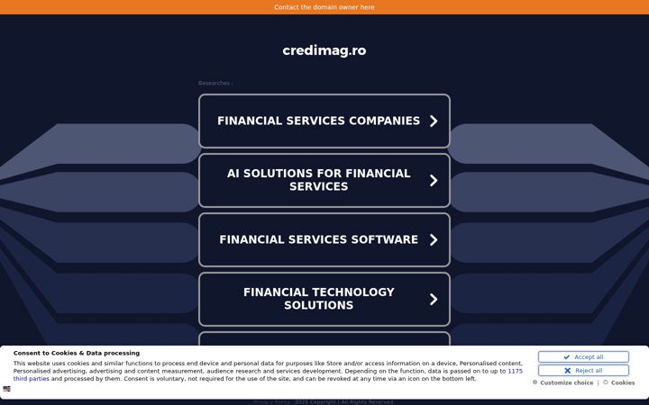 Screenshot of credimag.ro