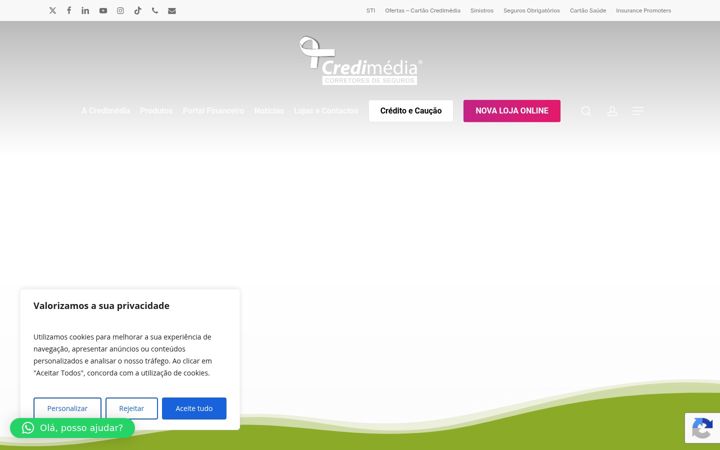 Screenshot van credimedia.pt