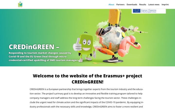 Screenshot of credingreen.com