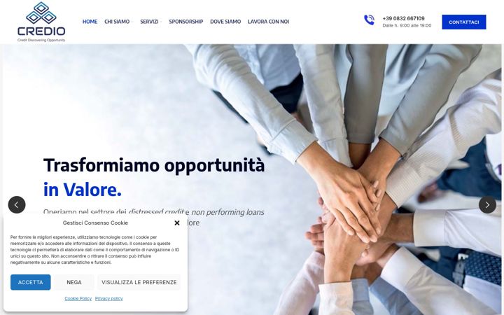 Screenshot of credio.it