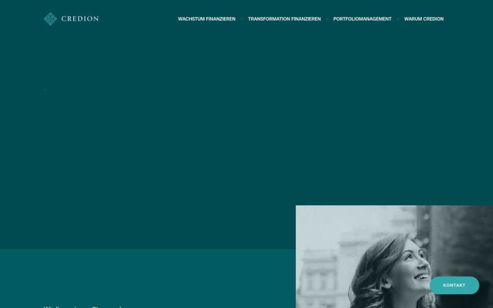 Screenshot of credion-ag.de