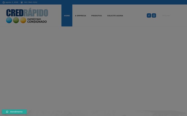 Screenshot of credirapido.com.br