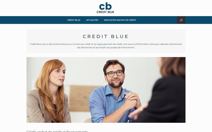 Screenshot of credit-blue.fr