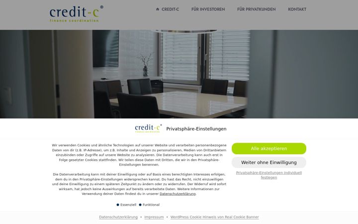 Screenshot of credit-c.eu