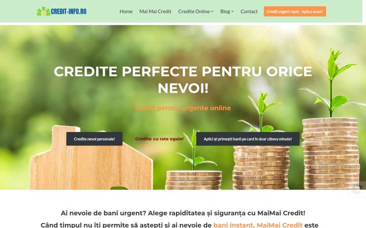 Screenshot of credit-info.ro