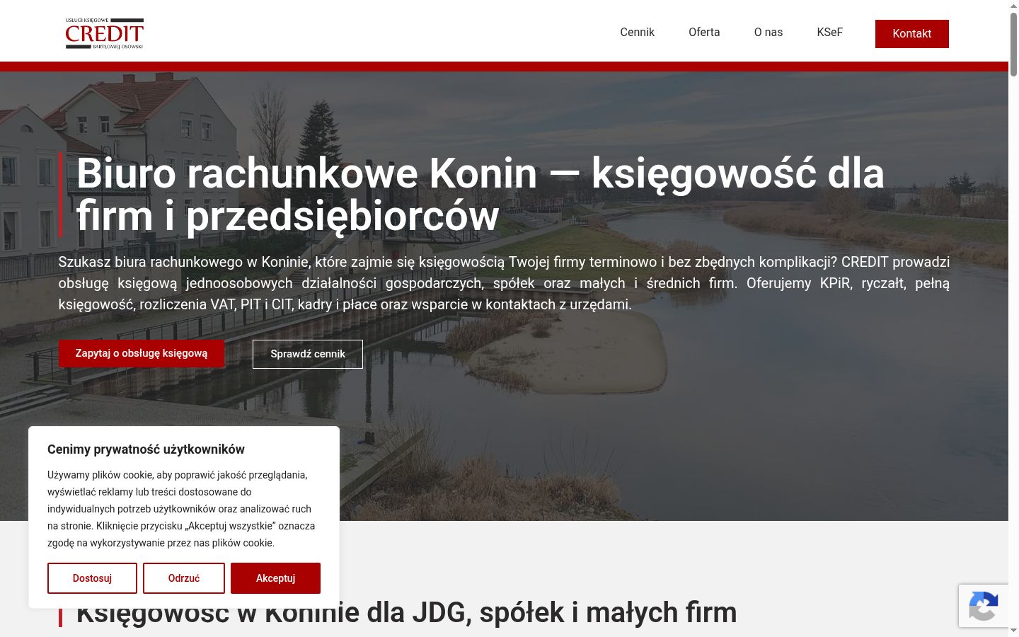 Ekrānuzņēmums ar piekrišanas baneri, kas tika rādīts pirms jebkādas mijiedarbības