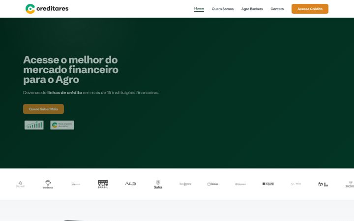 Screenshot of creditares.com.br