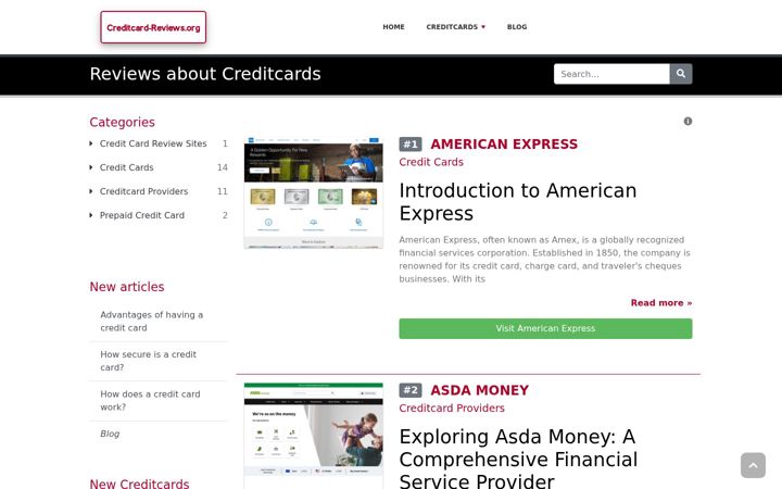 Captura de pantalla de creditcard-reviews.org