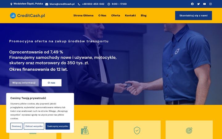 Screenshot of creditcash.pl