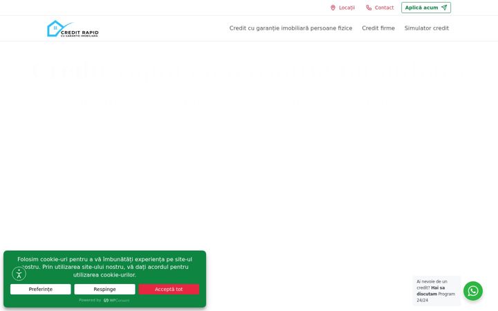 Screenshot of creditcugarantieimobiliara.ro