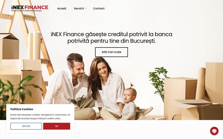 Screenshot of creditebucuresti.ro