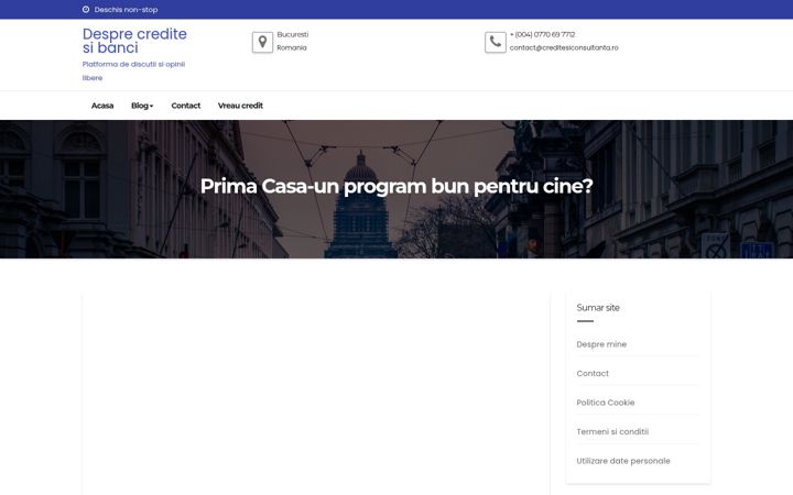 Screenshot of creditesiconsultanta.ro