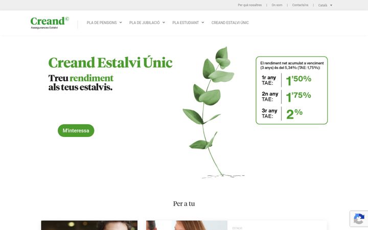 Screenshot of creditestalvi.ad