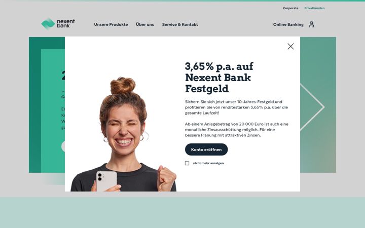 Screenshot of crediteurope.de