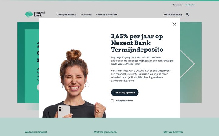 Screenshot of crediteurope.nl