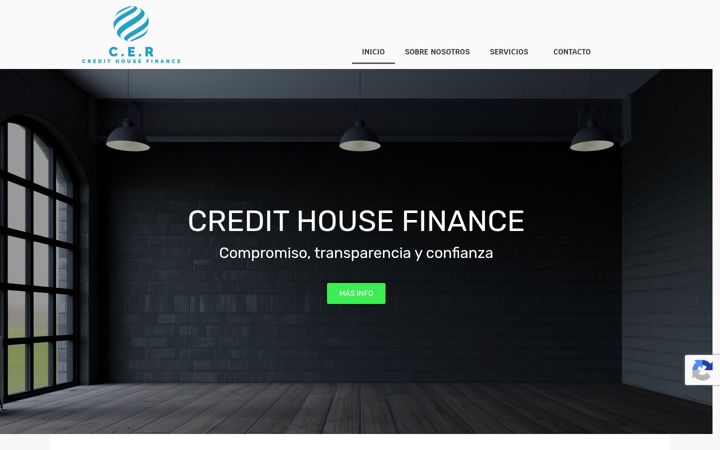 Screenshot of credithouse.com.es