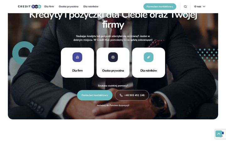 Screenshot of credithub.pl