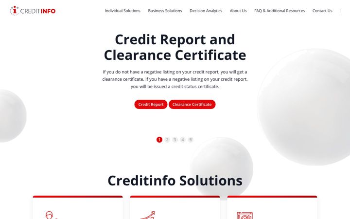 Screenshot of creditinfo.co.ke