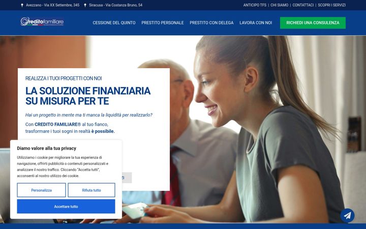 Screenshot of credito-familiare.com