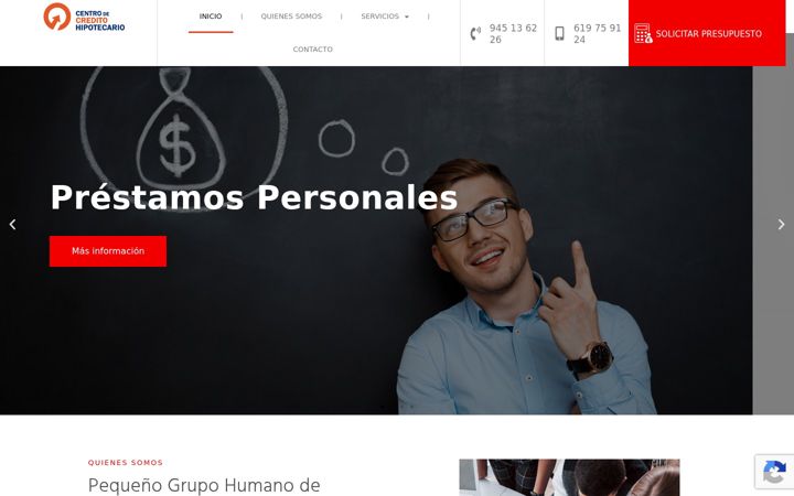 Screenshot of credito-hipotecario.es