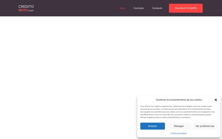 Screenshot of creditomoto.com