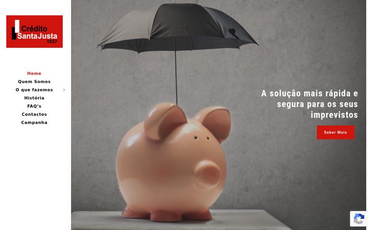 Screenshot of creditosantajusta.com