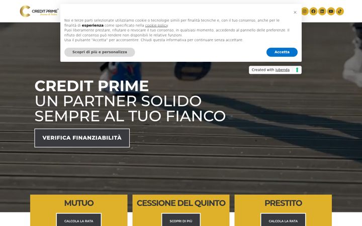 Screenshot of creditprime.it