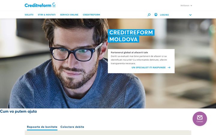Screenshot of creditreform.md