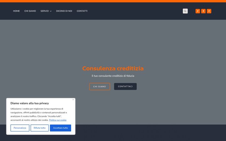 Screenshot of creditsolutionsonline.it