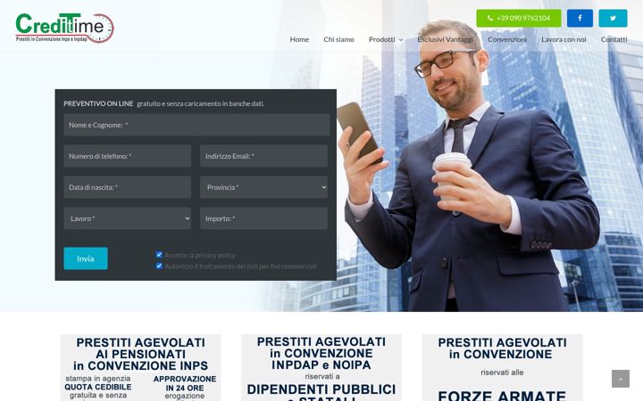 Screenshot of credittime.it
