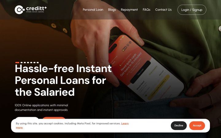 Screenshot of credittnow.com