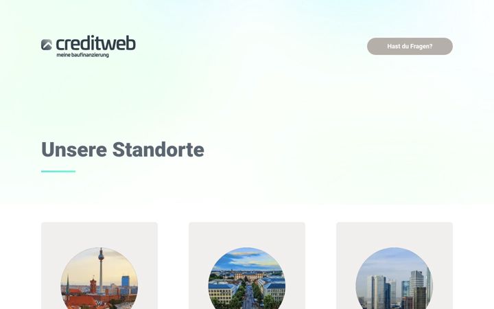 Screenshot of creditweb-baufinanzierung-dortmund.de