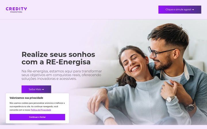 Screenshot of creditypromotora.com.br
